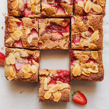 Load image into Gallery viewer, Strawberry &amp; White Chocolate Blondies (Requires egg)
